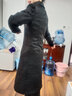 芭妃娅职业呢子外套过膝长款空姐大衣女毛呢工作服2019冬季加厚礼仪工装 黑色毛呢 L 实拍图