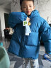 齐齐熊宝宝羽绒服男童面包服冬款上衣儿童鸭绒加厚外套冬季 烟雨蓝 120cm 实拍图