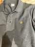 布克兄弟（BrooksBrothers）男士夏季金羊刺绣珠地网眼修身短袖Polo衫 0003-深灰色 L 实拍图