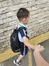 巴布豆书包小学生1-3-6年级男女童韩版减负双肩背包儿童书包初中生背包 BBD8602黑色 小号1-3年级 实拍图