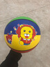 奇森儿童篮球玩具户外运动充气皮球室内拍拍球幼儿园小弹力球 健心-5#-卡通狮子+气筒+针+兜 实拍图