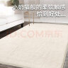 大江羊羔绒地毯客厅 沙发茶几卧室地毯免洗120x160cm 素雅 实拍图