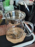 德国进口品质耐热玻璃公道杯分茶器茶漏一体茶海过滤公杯功夫茶具加厚高档套装的 直升公杯+304卡漏【460】 实拍图