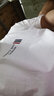 啄木鸟【2件装】夏季短袖T恤男士纯棉宽松大码半袖体恤男装上衣服打底衫 T319白色+T519黑色 3XL （160-180斤） 实拍图