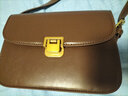 慕昂 洋气小方包时尚小包包女网红腋下包2021新款百搭单肩斜挎包 棕色 实拍图