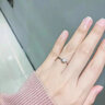 FR钻戒女PT950铂金钻石戒指铂金结婚求婚真爱戒指一克拉婚戒礼物女 【铂金】20分钻H色/SI 实拍图