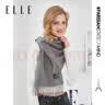 ELLE【礼盒装】纯羊毛围巾男女冬季披肩女士妈妈送礼生日礼物女友 实拍图