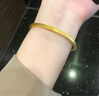 中国黄金（CHINA GOLD）足金999古法小方镯时尚百搭送女朋友老婆妈妈生日情人节礼物 约15.2g    56# 实拍图