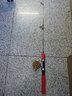 钓哈哈（Diaohaha） 短节便携式插节冰钓竿冬季垂钓韧性实心玻璃钢鱼竿筏钓海钓抛竿 插接A款100厘米裸竿+金属轮+礼包 实拍图