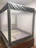 南极人（Nanjiren）婴儿防摔蚊帐1.8x2米家用遮光床帘免安装蚊帐一体式全包围 S梦想深蓝【A类帐纱+回底绑带】 150cm*200cm*170cm 【不含遮光帘】 实拍图
