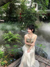 艾珠儿（Aizhuer）云南旅游穿搭民族风连衣裙女夏季防晒开衫内搭吊带半身裙套装裙子 吊带+ 防晒衫+半身裙 M (建议95-110斤左右) 实拍图