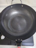 铁技日本原装进口纯熟铁锅无涂层炒菜锅铸铁不易粘家用炒锅燃气灶专用 单耳1.7kg 3-5人用 33cm 实拍图