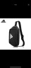 阿迪达斯 （adidas）斜挎包男单肩包男士休闲运动包小背包潮流骑行包小包手机包 黑色 实拍图