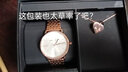 阿玛尼（ARMANI EXCHANGE）手表女士 礼盒款镶钻石英欧美腕表生日礼物送女生AX7145SET 实拍图