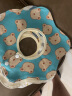 爱贝迪拉（AIBEDILA） 婴儿口水巾4条纯棉印花围嘴宝宝360°旋转饭兜3层新生儿防水围兜 晒单实拍图