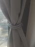 巧耐 魔方磁扣 简约现代窗帘绑带装饰窗帘配饰 磁扣窗帘绑带 一对装 浅灰色  一对 实拍图