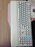 美尚E族朋克三模机械键盘鼠标套装2.4g无线键鼠台式电脑笔记本USB有线办公电竟吃鸡游戏蓝牙外设背光 104键金属银白光【青轴-三模】键鼠套装 有线 实拍图