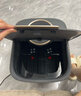 美的（Midea）泡脚桶足浴盆电解水杀菌加热自动按摩洗脚盆中秋礼物生日送男女友长辈 ZL312海岩灰 实拍图