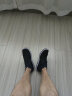 红青百年老北京布鞋男透气传统布鞋黑色软底防滑工作鞋一脚蹬劳保鞋爸爸鞋 轮胎纹黑底 39 实拍图