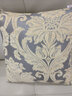 居八佰 奢华提花抱枕欧式客厅沙发靠垫床头靠枕办公室腰枕汽车靠背垫 灰紫欧花（雪尼尔提花） 45*45cm抱枕套+枕芯 实拍图