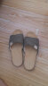 回力亚麻拖鞋四季情侣室内外地板吸汗棉麻凉拖鞋HL0153灰色42-43码 晒单实拍图