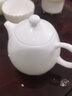 唐丰白瓷凤鸣壶功夫泡茶壶家用羊脂玉瓷西施壶一人用茶具陶瓷单壶 龙蛋壶（礼盒装） 225ml 实拍图