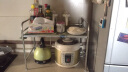 崎菲家居 微波炉架子厨房置物架不锈钢落地烤箱架厨房用品收纳架 单层60CM长  721C 实拍图