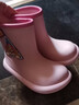 汪汪队儿童雨鞋女童小学生防滑胶鞋中筒小孩水鞋幼儿宝宝雨靴 PW2256-03粉色 190码/内长19cm 实拍图