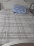 双鹤亚麻凉席三件套空调软席单人双人儿童席子学生宿舍宝宝空调席双面可机 D 三经三纬（纯麻） 1.5米床 (实发 160cm*210cm ） 实拍图