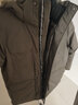 君羽户外羽绒服男中长款800高蓬白鹅绒工装加厚防风保暖鹅绒服C52035 橄榄绿 3XL （推荐191-210斤） 实拍图