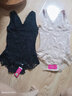 KJ产后性感蕾丝美背连体塑身衣薄款高腰无痕裤连体衣收胃提臀修身 黑色+肤色 XL适合体重120-135斤左右 实拍图