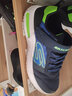 Skechers斯凯奇儿童运动鞋春秋女童魔术贴休闲鞋中大童轻质跑步鞋303601L 403723L海军蓝色/柠檬色/NVLM 38 实拍图