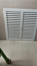 地暖分水器遮挡罩百叶窗通风对开门铝合金定制暖气罩黑色灰色白色 支持定制尺寸和颜色 实拍图