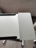 众豪（ZHONGHAO）床边桌可移动升降电脑桌家用床上办公书桌简约懒人可折叠小桌子 【双档条+旋转桌面】暖白色 晒单实拍图
