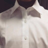 元本春装长袖衬衫男士商务休闲职业修身正装衬衣男装 白色 M  175/96A 实拍图