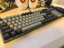 DURGOD 杜伽87/104键笔记本电脑PBT键帽机械键盘全键无冲（办公游戏电竞吃鸡键盘） TAURUS K310深空灰 樱桃轴无光 红轴 实拍图
