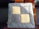 加厚椅子坐垫亲肤毛绒坐垫家用餐椅座垫办公室学生椅子垫屁垫椅垫 米黄色 36*36cm 一件 实拍图