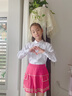 衣诺坊儿童衬衫白色长袖衫衣六一演出服打底衫女童衬衫大合唱T恤 实拍图