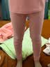 恒源祥圆领儿童秋衣秋裤套装纯棉毛衫女童保暖内衣小女孩冬季打底保暖衣 仙女粉 （100%纯棉） 140 (身高125-134cm 重55-65斤) 实拍图