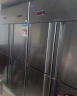 西冷贝尔 商用四门 厨房冰箱 立式冷藏冷冻保鲜柜 展示柜冷柜 不锈钢双温冰柜 六门全冷冻升级款 QB-1300 1300升 实拍图