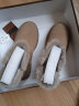 骆驼（CAMEL）雪地靴女鞋冬季舒适保暖时尚棉鞋子女 A14293635A卡其 35 实拍图