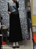 FANSILANEN范思蓝恩23FS11228 学院风针织马甲女春秋V领外搭配叠穿背心 灰色 XL 实拍图