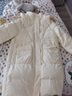 Aosijie高端品牌 羽绒服女中长款2025冬季新款宽松加厚白鸭绒小个子外套 米黄色 S 【85-110斤】 实拍图