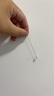 明牌珠宝 18K金耳线 彩金玫瑰金珍珠耳线耳饰女礼物CSH0188定价 K金耳饰 约0.43-0.51克 实拍图