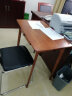 席豪 实木书桌简约家用学生电脑桌写字桌桌子卧室办公桌学习桌简易原木 胡桃色书桌0.8米 实拍图