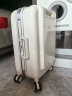 ITO行李箱铝框箱小型密码箱坚固万向轮大容量托运旅行箱登机箱拉杆箱 白色 20英寸（可登机） 实拍图