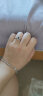 廷亮 0.6克拉斯里兰卡天然蓝宝石戒指女18k金镶钻戴妃款 0.6克拉 (7至23号)现货 晒单实拍图