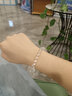 石传百世天然绿幽灵手串手链男女士水晶生日七夕情人节圣诞礼物送女友老婆 珠径约6-7mm单圈手链/附证书 实拍图