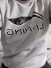 李宁（LI-NING）卫衣男女同款套头衫春秋季潮流宽松圆领男士上衣外套长袖运动服 浅花灰（大logo-常规款） S/165 实拍图