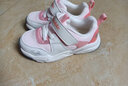 基诺浦儿童棉鞋秋冬款加绒加厚学步鞋男女童机能鞋GY1518 粉色/白色/橘色 21 130mm 适合脚长130-135mm 实拍图